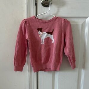 Janie and Jack Dusty Rose Dog Sweater
